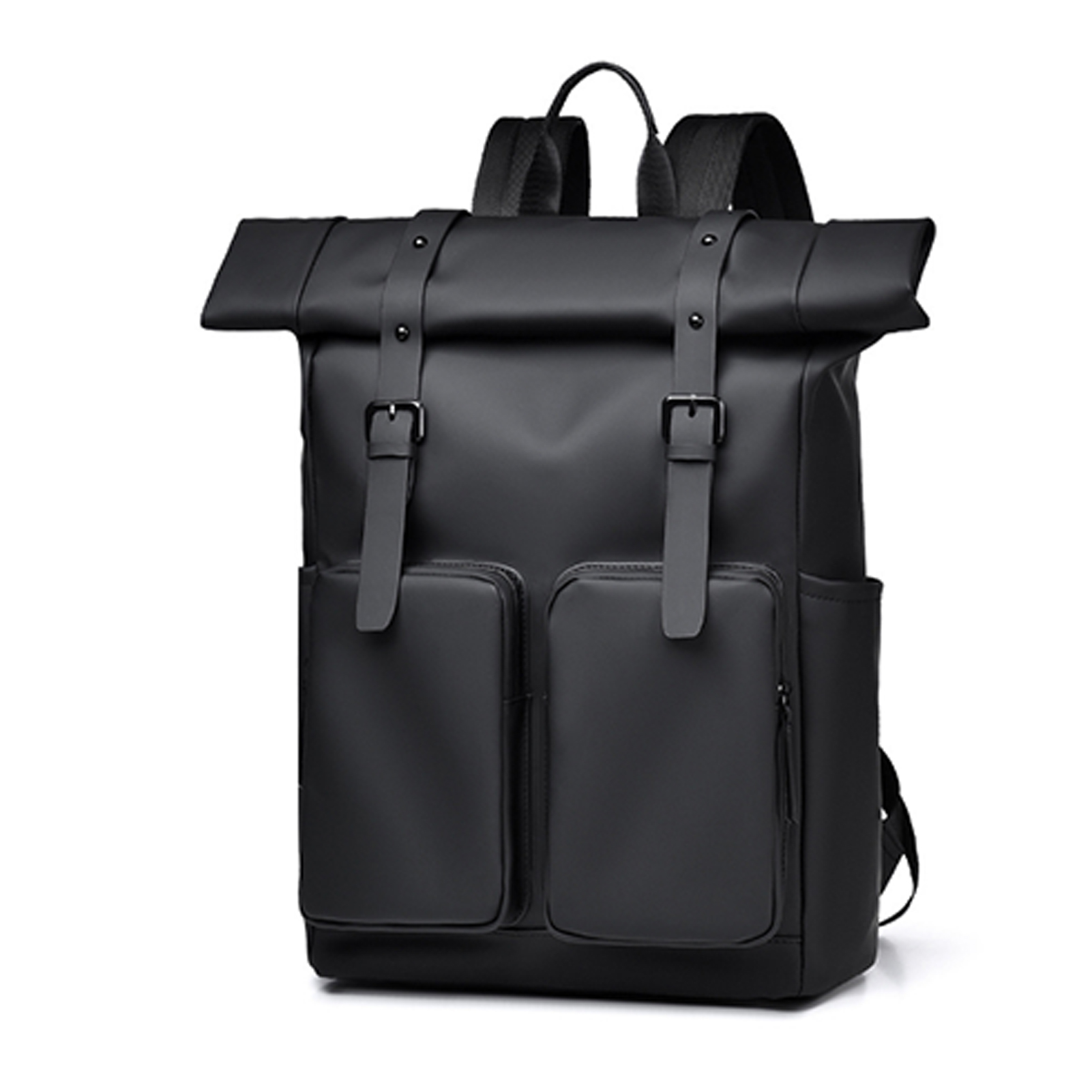 Hiking Backpack Waterproof - Roll-Top Backpack, Waterproof Laptop Backpack, Men