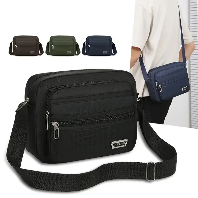 Canvas Backpack Casual - Large Capacity Men's Bag Single Shoulder