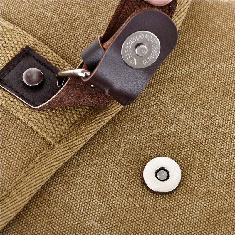 Canvas bag men's one shoulder  - đánh giá và giá Canvas Backpack Casual